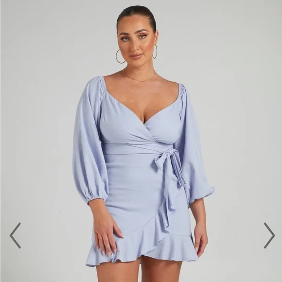 Showpo. | Dresses | Nwt Showpo Cant Move On Dress Linen | Poshmark
